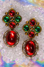 Load image into Gallery viewer, Emerald & Ember Antique Earrings