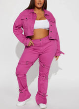 Load image into Gallery viewer, Lovefool Denim Trucker SET - Closet Sale