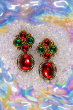 Load image into Gallery viewer, Emerald & Ember Antique Earrings