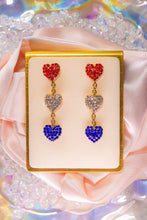Load image into Gallery viewer, Liberty and Love Drop Earrings