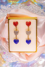 Load image into Gallery viewer, Liberty and Love Drop Earrings