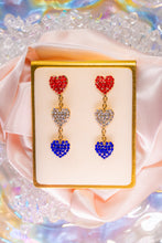 Load image into Gallery viewer, Liberty and Love Drop Earrings