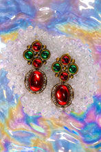 Load image into Gallery viewer, Emerald & Ember Antique Earrings