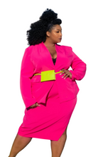 Load image into Gallery viewer, VP - Pink Skirt Suit
