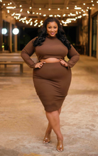 Load image into Gallery viewer, Hot Chocolate Skirt Set