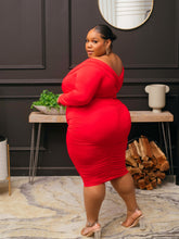 Load image into Gallery viewer, The Snatched - Off Shoulder Dress