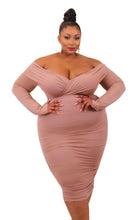 Load image into Gallery viewer, The Snatched - Off Shoulder Dress