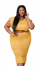 Load image into Gallery viewer, Janis Skirt Set - Mustard
