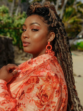 Load image into Gallery viewer, Orange Lily Dress