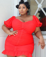 Load image into Gallery viewer, Red Betty Dress 3X
