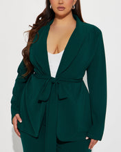 Load image into Gallery viewer, CEO Vibes Blazer Set - Hunter
