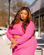 Load image into Gallery viewer, Distress Sweater Skirt Set
