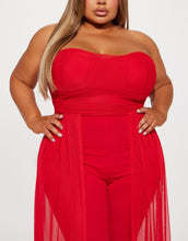 Load image into Gallery viewer, So In Love Jumpsuit - Red
