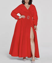 Load image into Gallery viewer, Patrick Starr Red Trench Coat
