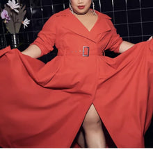 Load image into Gallery viewer, Patrick Starr Red Trench Coat
