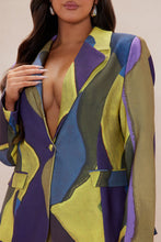 Load image into Gallery viewer, Katy Satin Pant Suit Set - Multi Color
