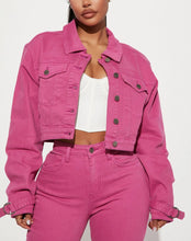 Load image into Gallery viewer, Lovefool Denim Trucker SET - Closet Sale
