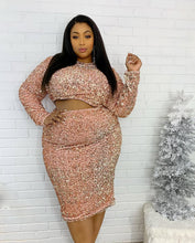 Load image into Gallery viewer, Sequins Skirt Set
