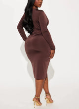Load image into Gallery viewer, Heidi Cowl Neck Midi
Dress

