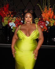 Load image into Gallery viewer, On Scene Maxi Dress - Lime
