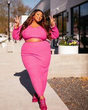 Load image into Gallery viewer, Distress Sweater Skirt Set
