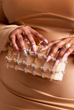 Load image into Gallery viewer, Golden Glimmer Cage Clutch
