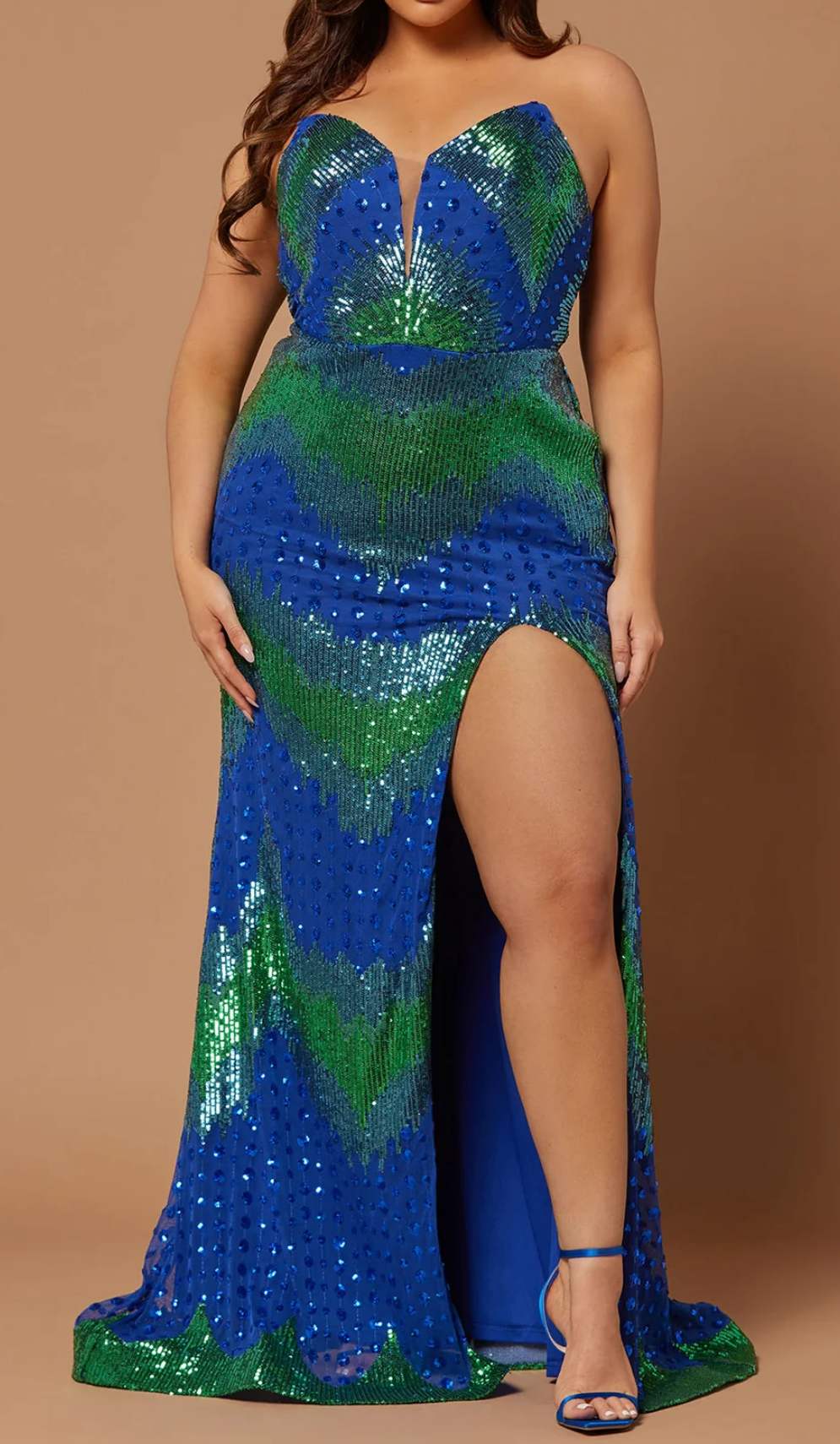 Amelia Sequin Maxi Dress