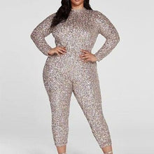 Load image into Gallery viewer, CELEBRATE Sequins Jumpsuit - Krystal  Catsuit

