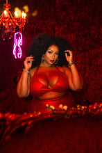 Load image into Gallery viewer, Queen of Hearts Metallic Dress
