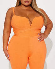 Load image into Gallery viewer, Misty Bandage Jumpsuit - Orange
