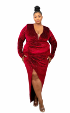 Load image into Gallery viewer, Sparkle Diva Velvet Dress
